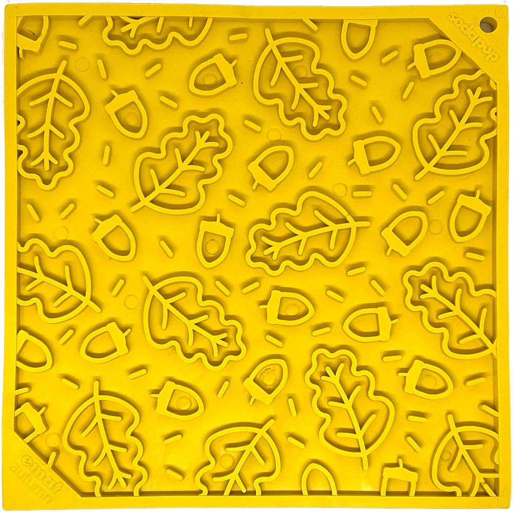 Autumn Design eMat Enrichment Lick Mat: Autumn emat lick mat