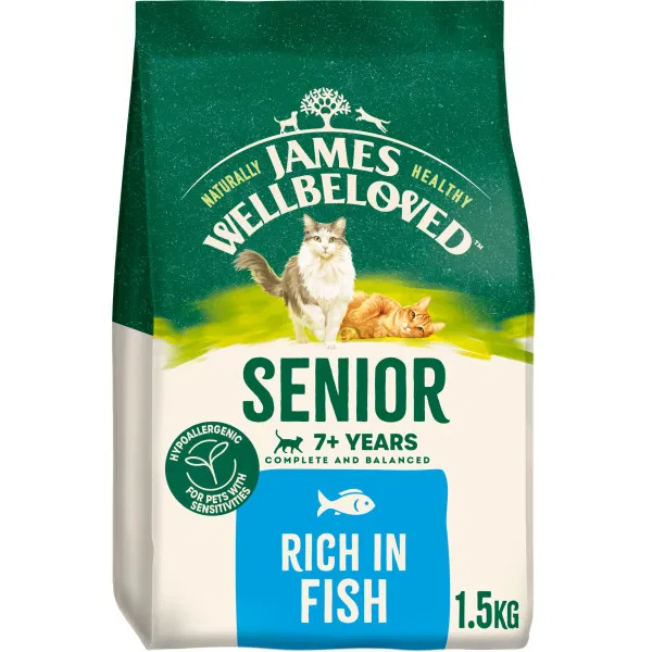 James Wellbeloved Cat Senior Rich in Fish 1.5kg