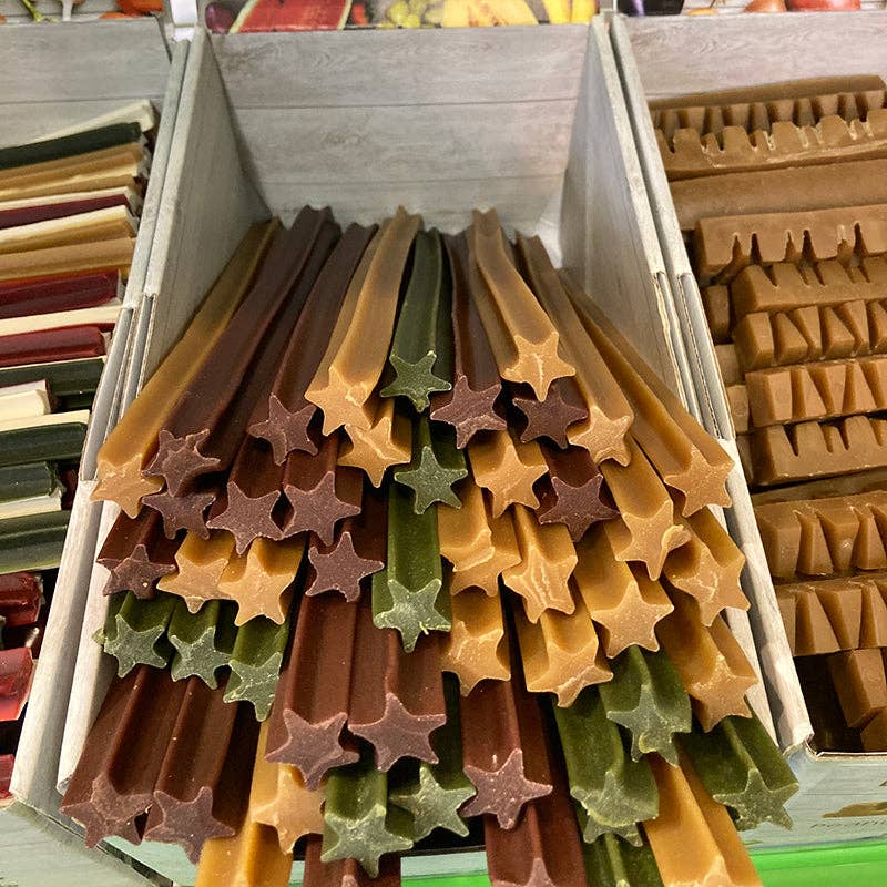 Vegan Dog Treats - Fruit & Veg Star Sticks - added Coconut Oil