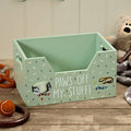 Paws Off My Stuff Dog Toy Box