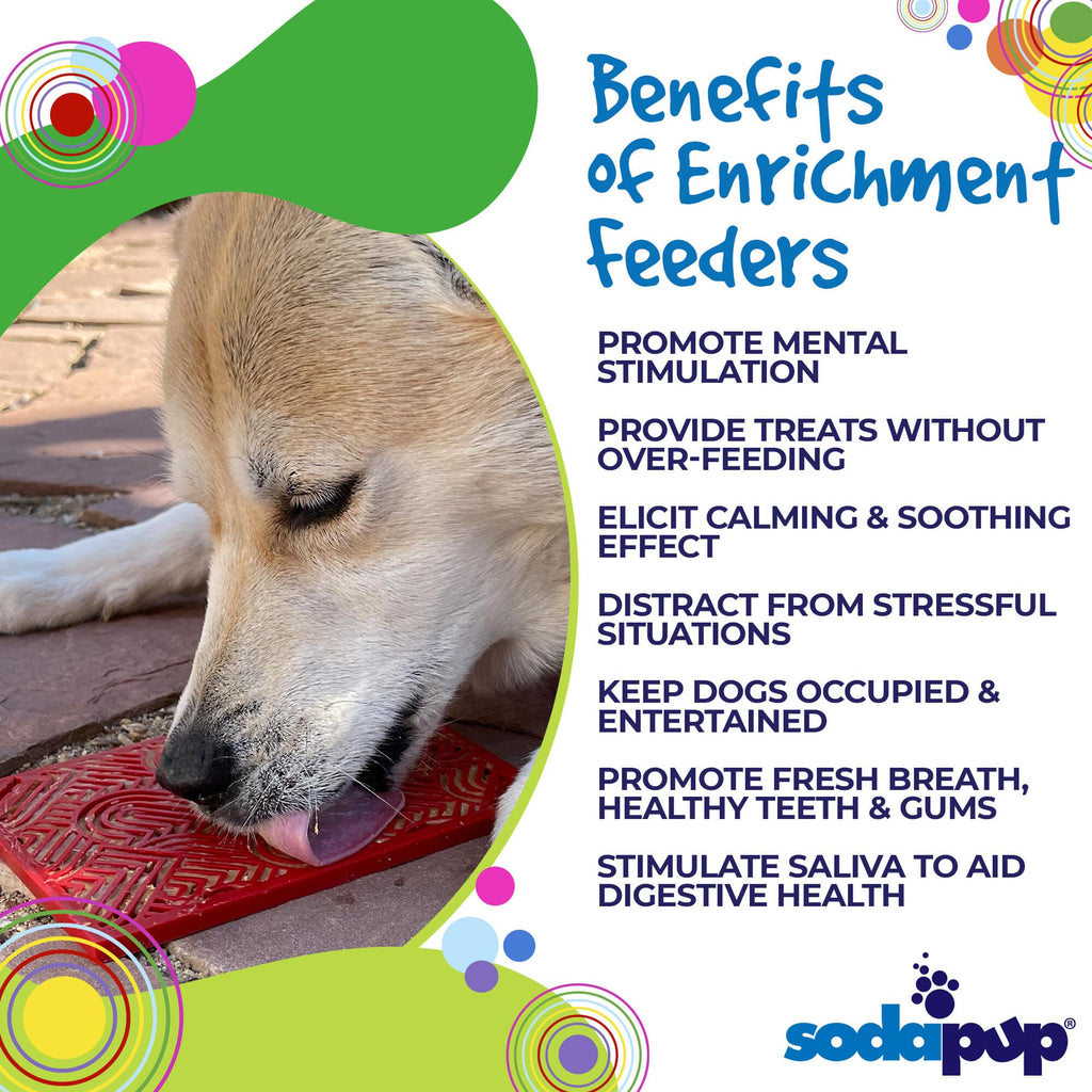 Heart Design Valentine Enrichment Lick Mat: Small