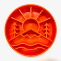 Great Outdoors Design eBowl Enrichment Slow Feeder Bowl for: Orange