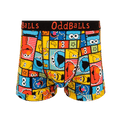 OddBalls Sesame Street - Mens Cotton Boxer Shorts: Medium