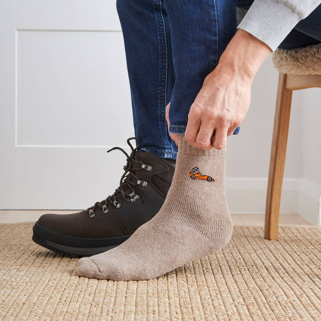 Formula One Sports Lover wool socks: Blue