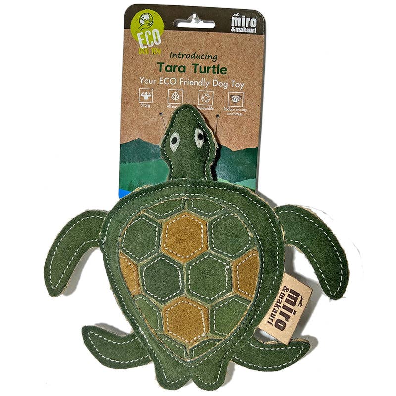 Eco Dog Toys By Miro & Makauri - Tara Turtle.: Tara