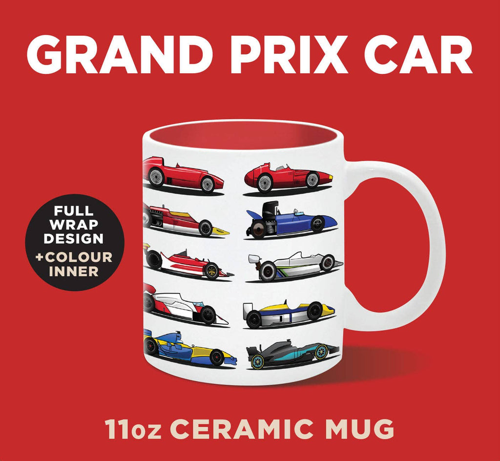 Grand Prix Cars Ceramic Mug 11oz