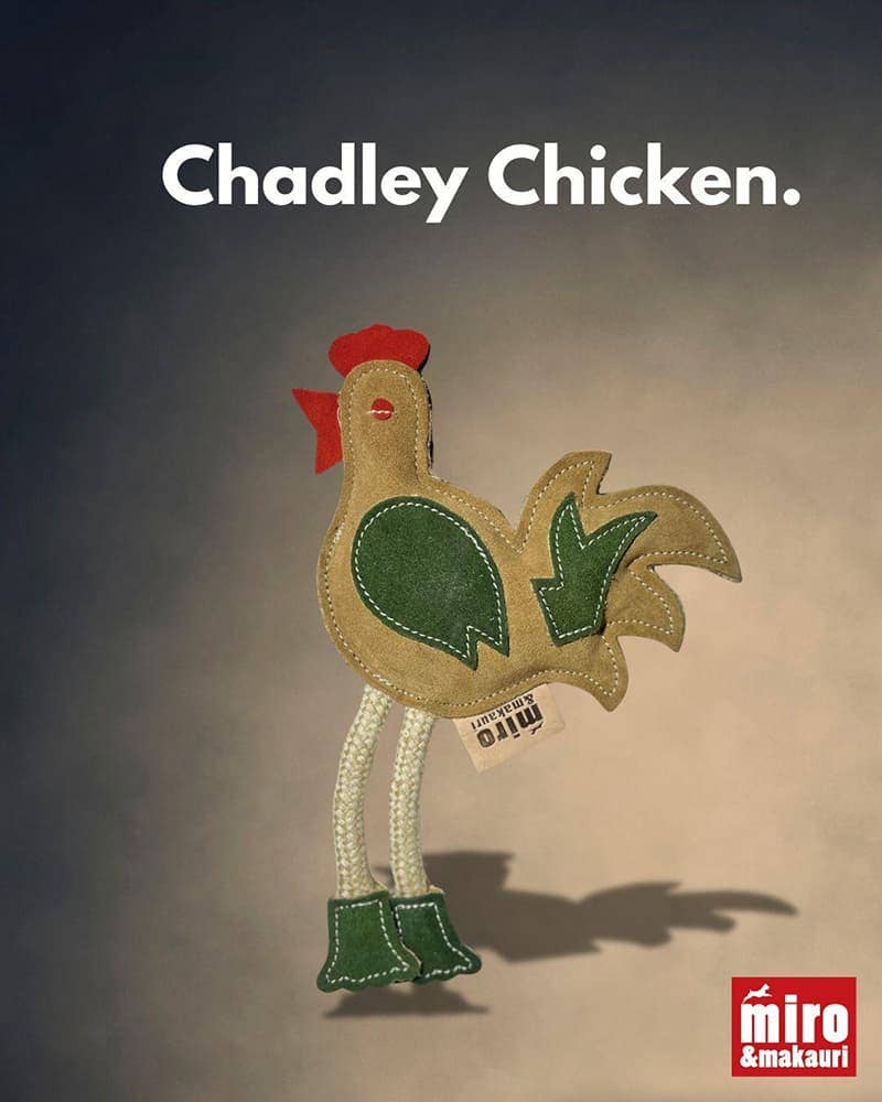 Eco Dog Toys By Miro & Makauri - Chadley Chicken.: Chadley