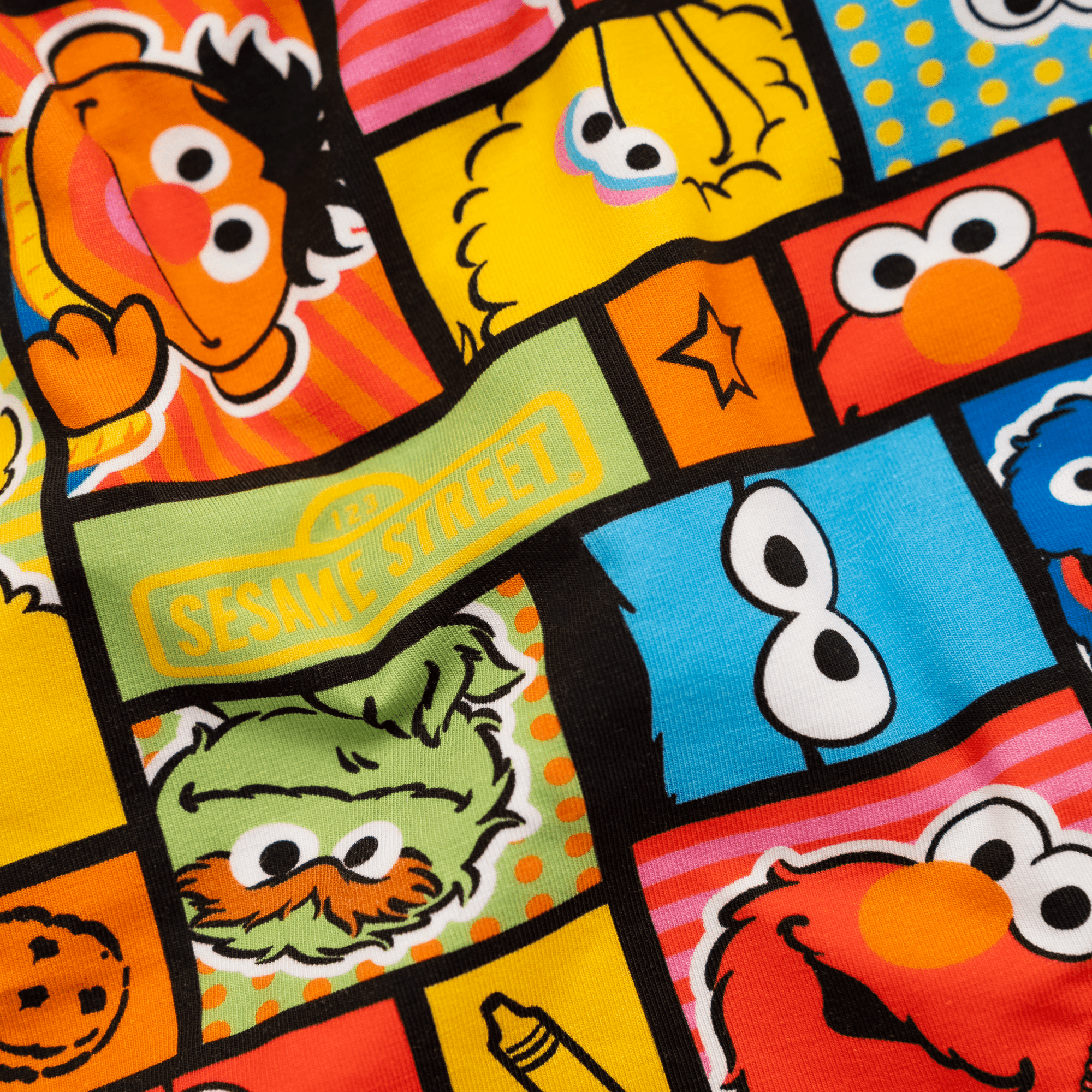 Sesame Street - Mens Cotton Boxer Shorts: Medium