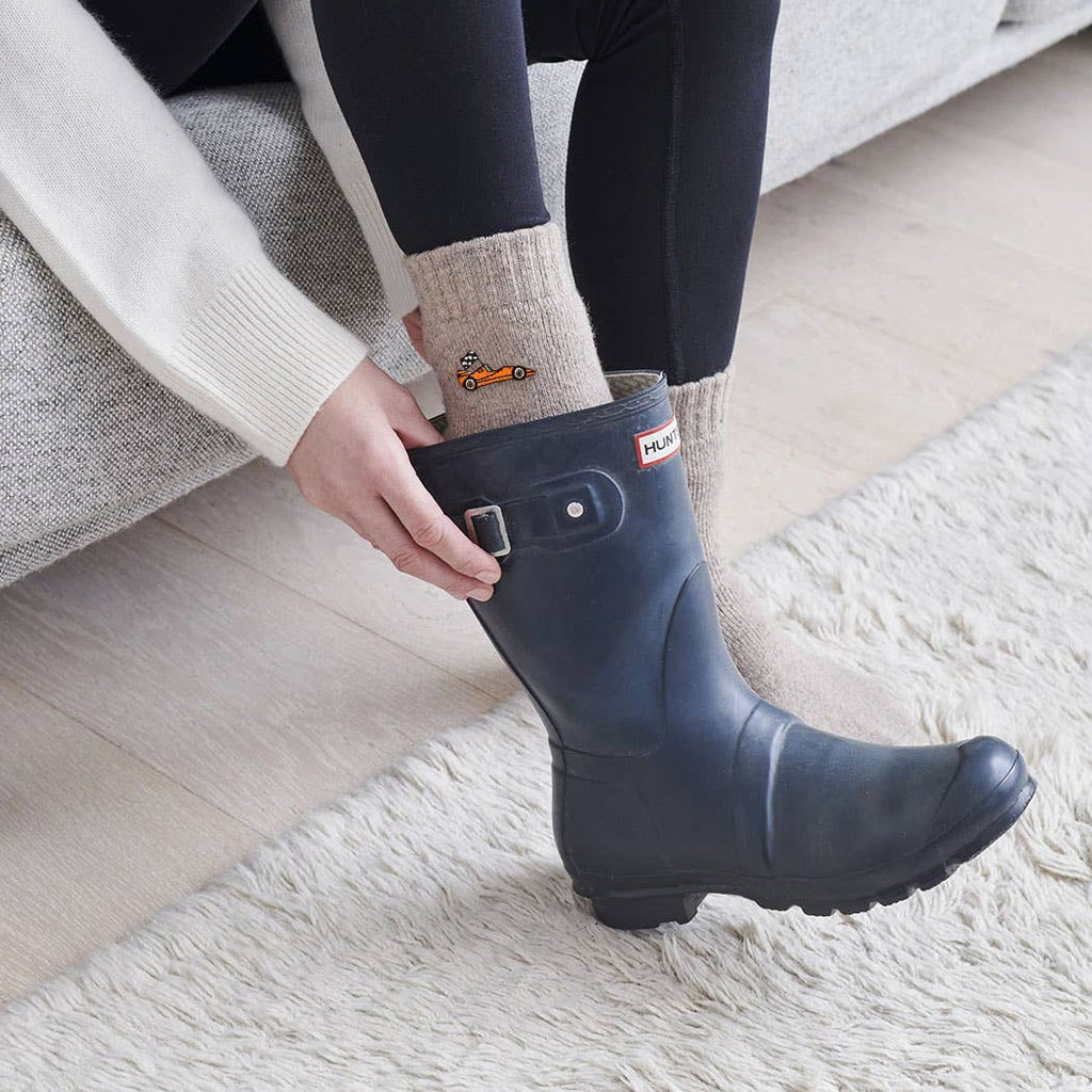 Formula One Sports Lover wool socks: Blue