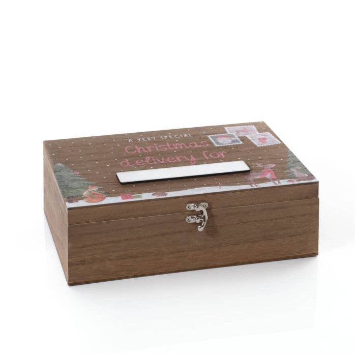 Childrens Winter Wonderland Wood Special Delivery Box
