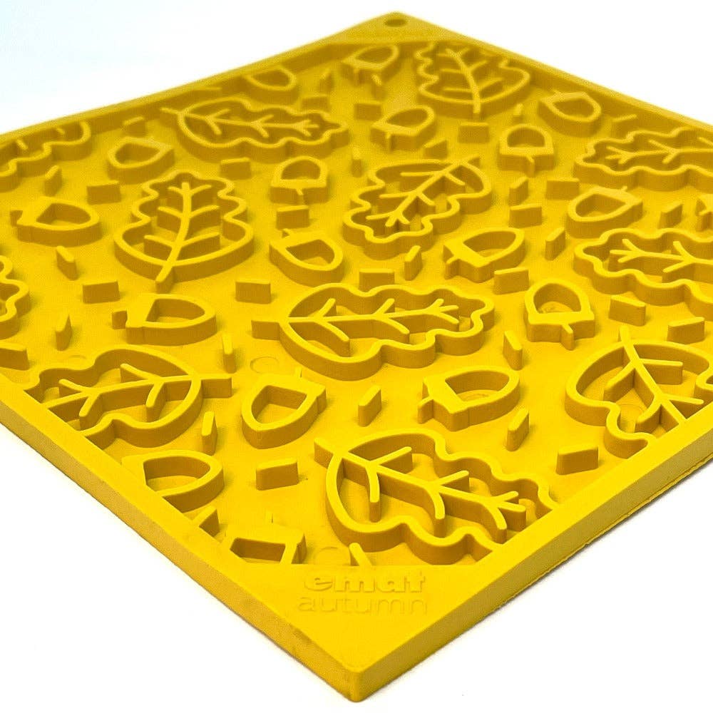Autumn Design eMat Enrichment Lick Mat: Autumn emat lick mat