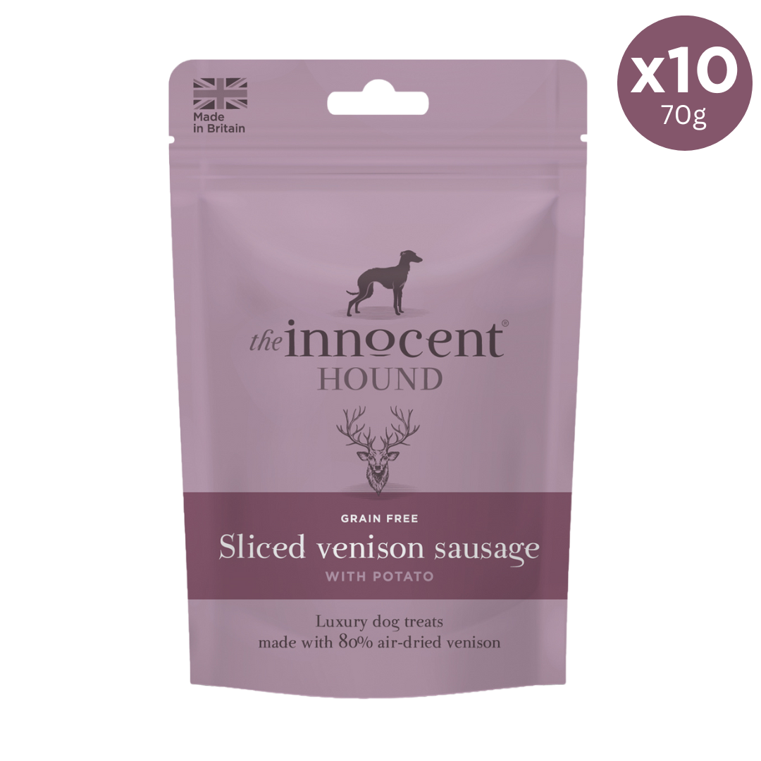 Sliced Venison Sausages with Potato 70g