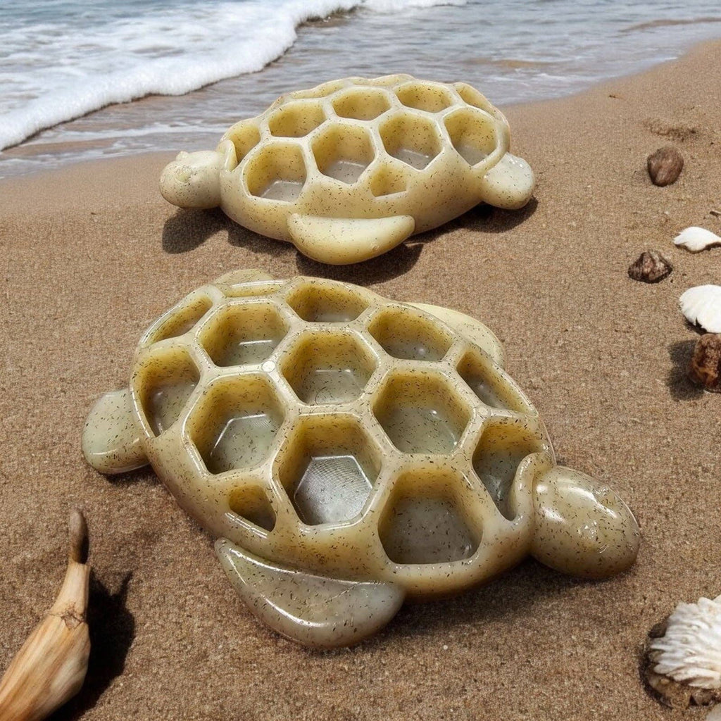 Turtle Durable Nylon Chew and Enrichment Toy: Turtle Nylon Toy - Brown
